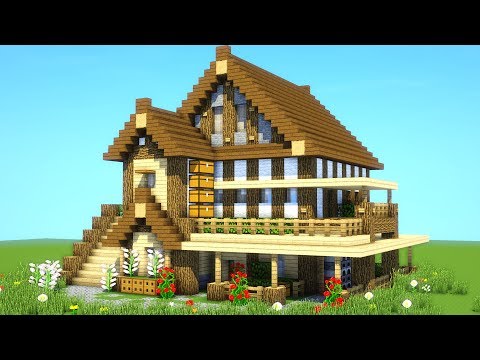 A1MOSTADDICTED MINECRAFT - BEST SURVIVAL HOUSE TUTORIAL EVER - How to build an ultimate minecraft house 2019