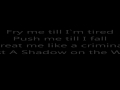 Mike Oldfield shadow on the wall 