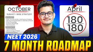 NEET 2026: 7 Month Roadmap 🔥 | Complete Strategy from October to April ✅
