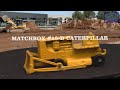 MATCHBOX 18 D CATERPILLAR BULLDOZER RESTORATION X2