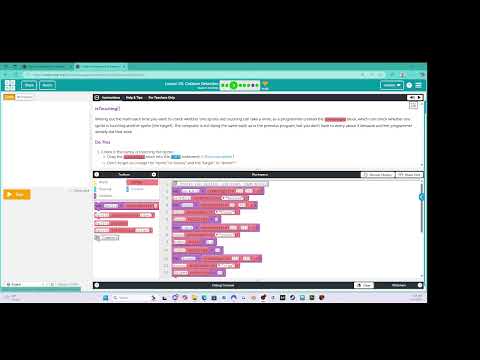 Lesson 20: Collision Detection: Level 3 - Code.org - CS Discoveries - Interactive Animations & Games