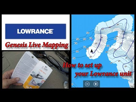 How to set up your Lowrance unit for Genesis Live mapping with or without a C-Map card