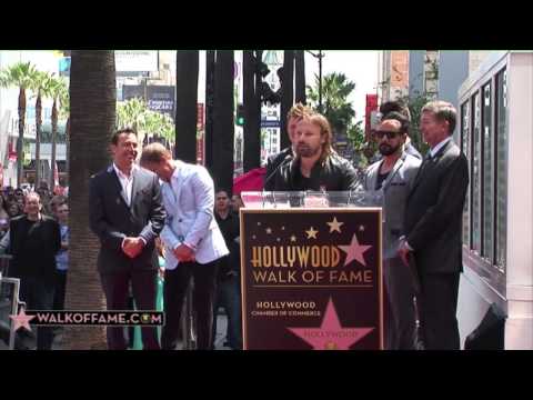 Speech by Max Martin at the Backstreet Boys's Walk Of Fame Ceremony 2013