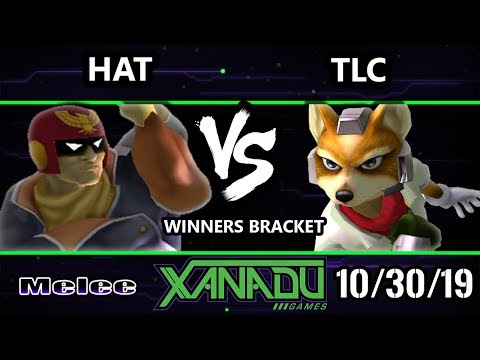 S@X 326 SSBM - hat (Captain Falcon) Vs. TLC (Fox) Smash Melee Winners Round 2
