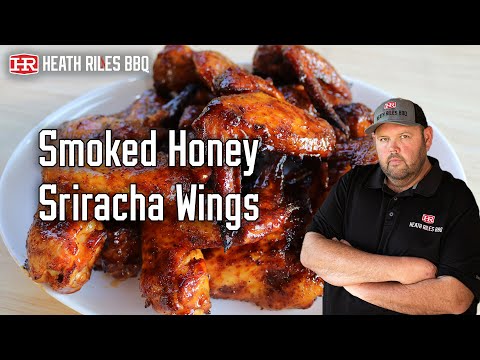 Smoked Honey Sriracha Wings | Drum Smoker | Heath Riles