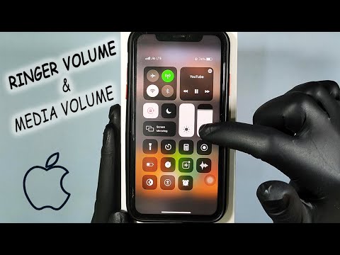 How to adjust Media volume and Ringer volume on iPhone?