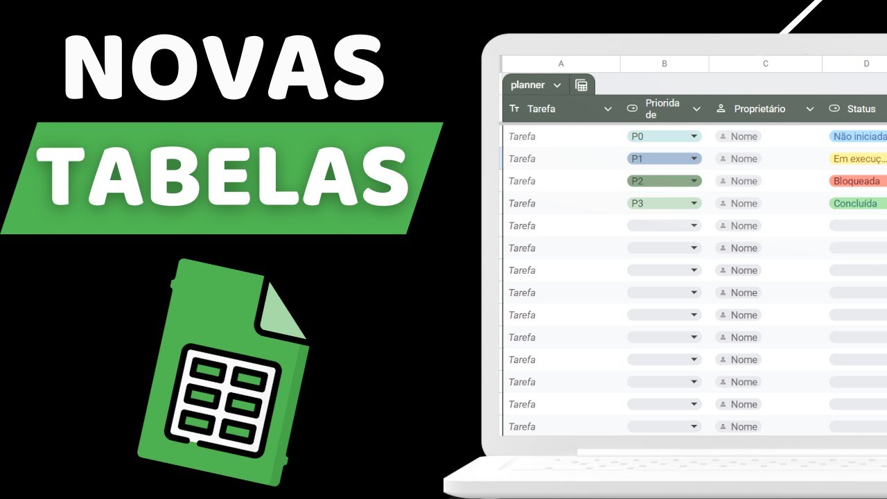 🚨NOVIDADE🚨Tabelas no Google Planilhas | Google Sheets