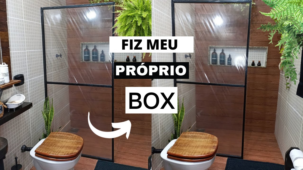 COMO EU FIZ UM BOX ECONÔMICO😍/BOX BARATO FEITO COM MADEIRA E PLÁSTICO/DIKINHA DIY