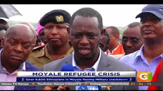 Kenya CitizenTV - Over 9,600 Ethiopians in Moyale fleeing Military crackdown