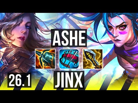 ASHE & Lulu vs JINX & Neeko (ADC) | KR Master | 26.1