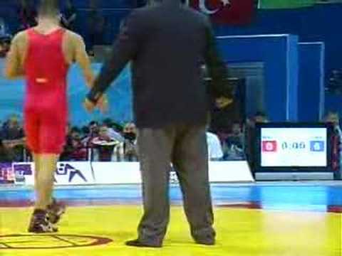 Ibragim Aldatov v. Miki Todorov 2007 World Championships