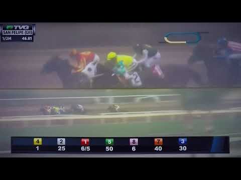 SAN FELIPE (G 2) STAKES 3/10/18 - WON BY D/Q BOLTD'ORO !!