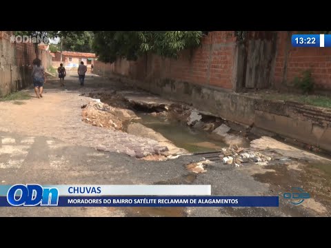 Moradores do bairro Satélite reclamam de alagamentos 11 02 2022