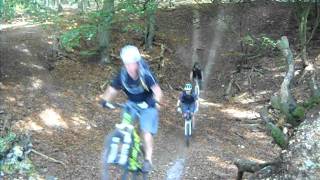preview picture of video 'Friston Forest MTB Ride - Bomb Hole'