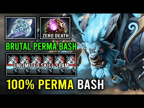 UNLIMITED SKILL SPAM 100% Perma Bash Wind Waker Unkillable Spirit Breaker Offlane Dota 2