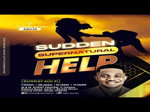SUDDEN SUPERNATURAL HELP [CONGRATULATIONS SERVICE] || SUNDAY SERVICE || 31ST AUGUST 2025