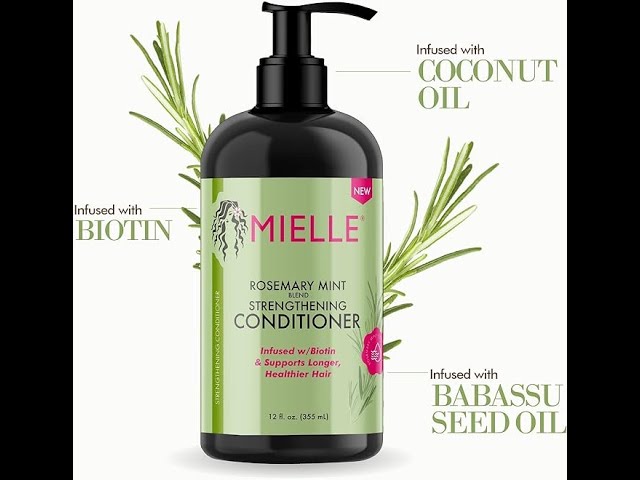 بلسم تقوية الشعر بخلاصة إكليل الجبل والنعناع مع البيوتين من ميل اورجانيكس 355 مل