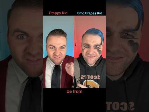 Emo Braces Kid has a run in with Preppy Kid | Scott Frenzel