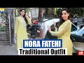 Nora Fatehi Looks Ravishing In A Simple Yellow Outfit Without Glamour