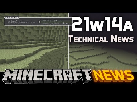 Technical News in Minecraft Snapshot 21w14a