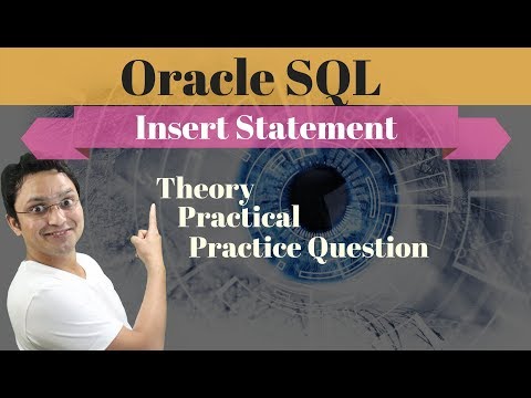 Tutorial12 How To Insert Data Into A Table Using Sql Developer