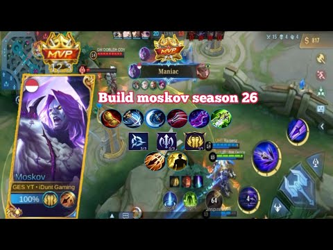 TOP GLOBAL MOSKOV GOLD LANE MANIAC - MOSKOV BEST BUILD 2022