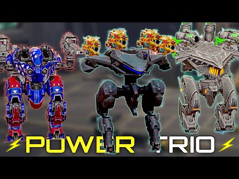 All 3 Heavy Quad Robots In 1 Hangar... Highest Firepower Possible - WR Evolution | War Robots
