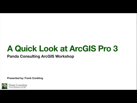 A Quick Look at ArcGIS Pro 3 - July 2022