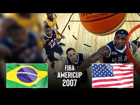 Brazil 🇧🇷 v USA 🇺🇸 | Classic Full Games - FIBA AmeriCup 2007