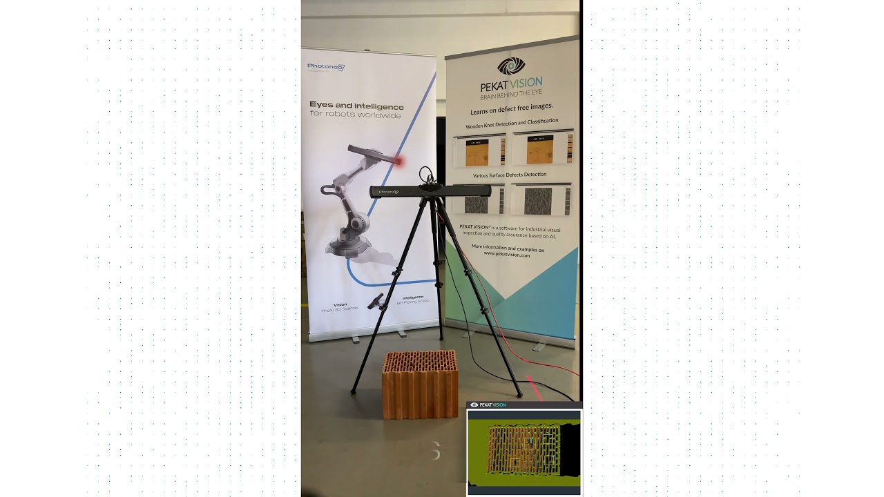 Automated inspection of bricks