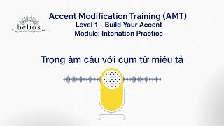 Trọng âm câu với cụm từ miêu tả
