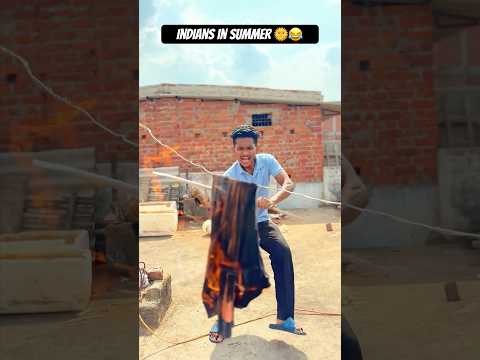 Indians In Summer 🌞😂 #shorts #comedy #funny #comedyshorts