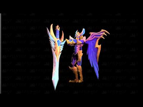 Aatrox Justicar skin model 3d