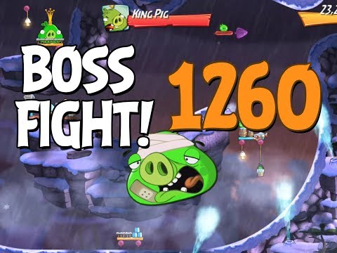 Angry Birds 2 Boss Fight 180! King Pig Level 1260 Walkthrough - iOS, Android