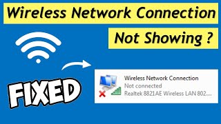 Wireless Network Connection Not Showing In Windows 7 | How to Install WiFi Driver In Windows 7