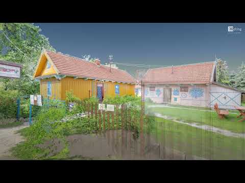 Digitalizacja 3D - Zagroda Felicji Curyłowej w Zalipiu