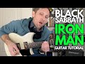 Iron Man By Black Sabbath Guitar Tutorial Guitar Lessons With Stuart