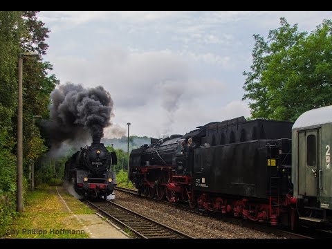 Plandampf "Stahl für Paris"/"Dampf trifft Kies" 2016 - Reichlich Sound im Werratal