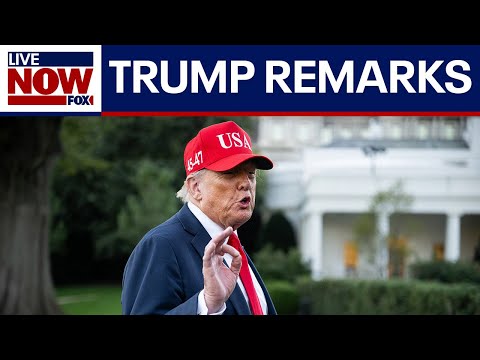 Video | Trump speaks to reporters outside White House  | LiveNOW from FOX