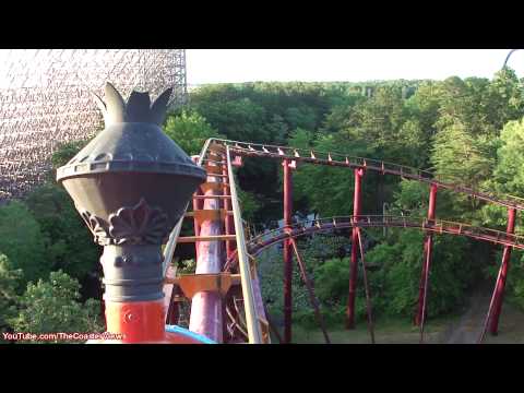 Runaway Mine Train Front Seat POV Six Flags Great Adventure Roller Coaster