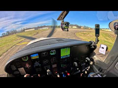 (4K POV) Cessna 182S Full Flight | Pie Run to Urbana