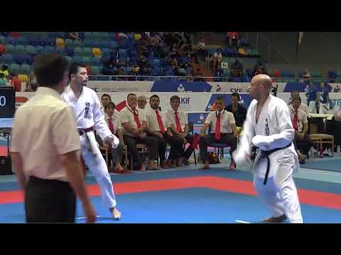 SKIF World Championship 2019 Hradec Králové - Final Kumite team men - Japan x Belgium