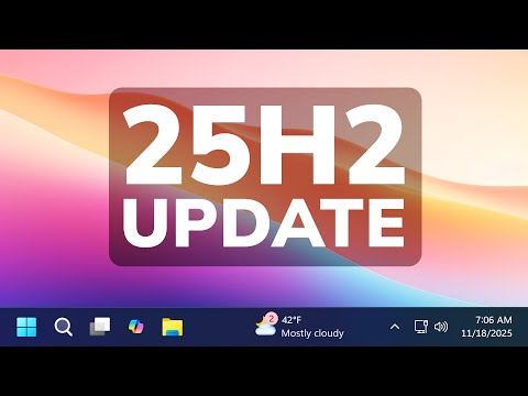 Neues großes Windows 11 25H2 November-Update – Neue Taskleiste, neuer Dunkelmodus in Build 26200....