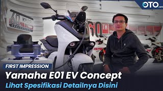 Yamaha E01 EV Concept: Calon NMax Bermesin Listrik di Indonesia? | IIMS Hybrid 2022