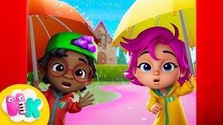 It's Raining It's Pouring ☔️ Family Members Song for Toddlers | HeyKids Nursery Rhymes
