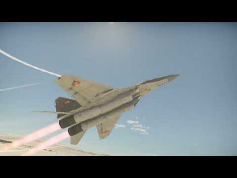 WarThunder 1v1 Dogfight : MiG-29A 9-12 vs F-16A Block 10