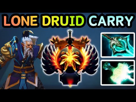 🔥 THIS IS HOW TO PLAY LONE DRUID CARRY HUMAN BUILD | DOTA 2 🔥