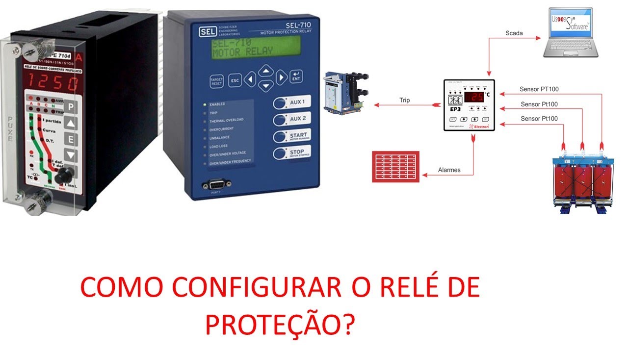 COMO CONFIGURAR UM RELÉ DE PROTEÇÃO EM MÉDIA TENSÃO!PASSO A PASSO EM 14 MINUTOS!
