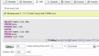 MySQL Database Tutorial - 24 - UNION