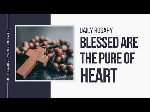 [Daily Rosary Meditations] Blessed Are the Pure of Heart